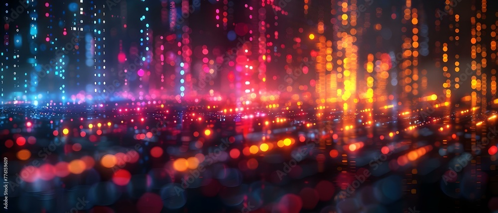 Naklejka premium Leveraging Business Intelligence Tools to Inform Corporate Strategy and Decision-Making. Concept Business Intelligence Tools, Corporate Strategy, Decision-Making, Data Analysis, Strategic Insights