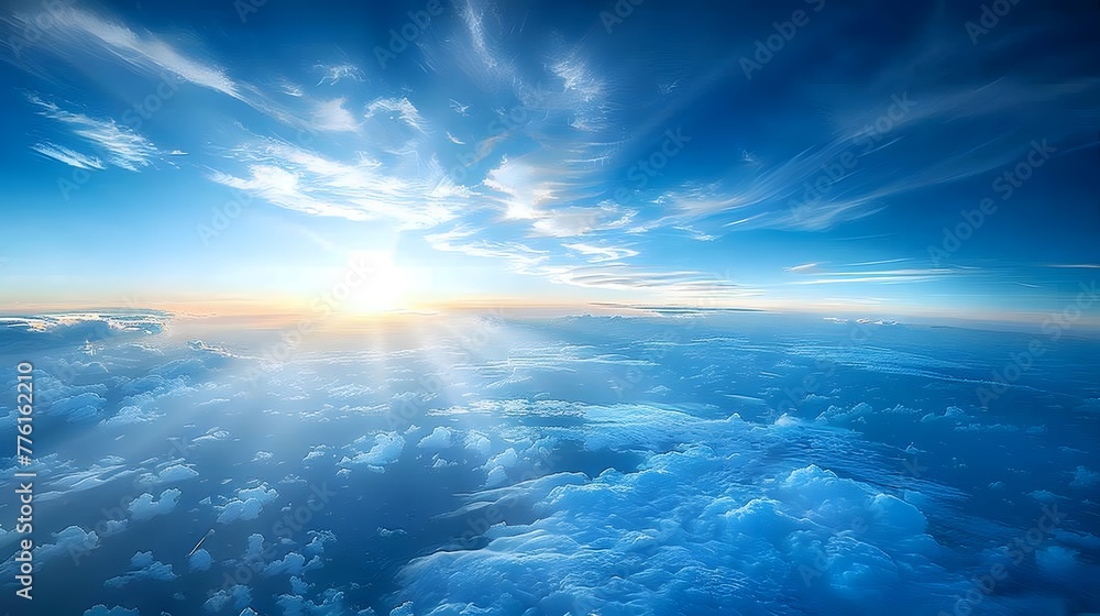 Fototapeta premium Earth's Horizon from Space