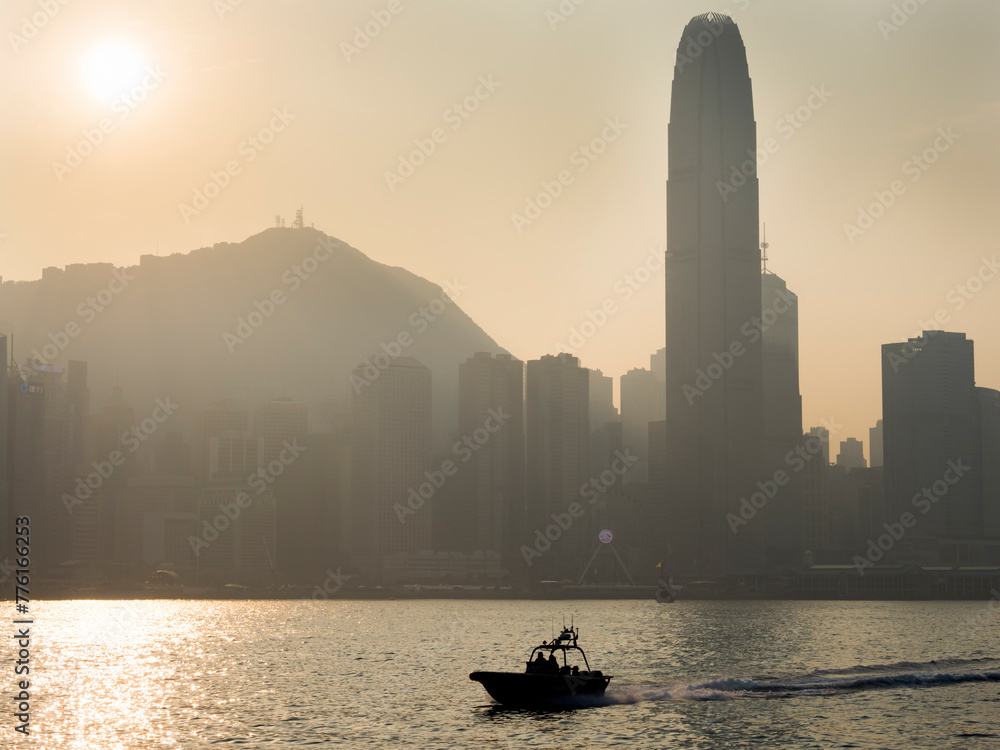 China, Hong Kong, Island waterfront