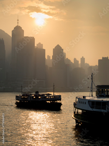 China, Hong Kong, Island waterfront