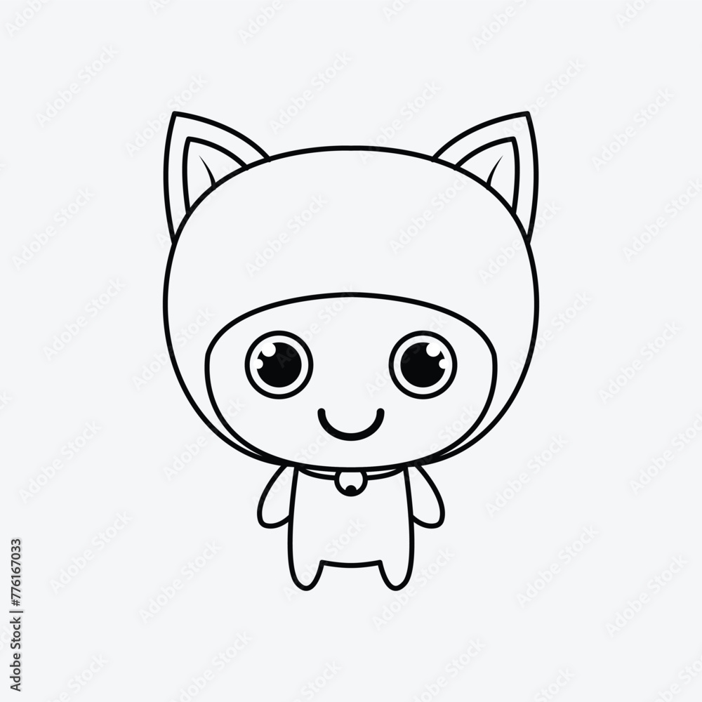 Cat Character Icon Cat Character Icon