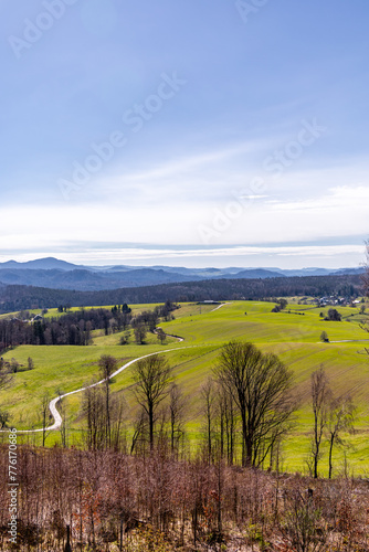 Eine frühlingshafte Wandertour durch das Kirnitzschtal in der Sächsische Schweiz - Sachsen - Deutschland photo