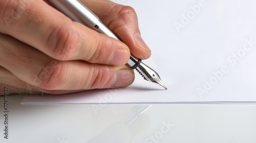 The Process of Signing a Document