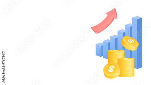 資産が増えるイラスト_ドル