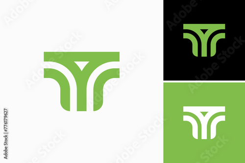 Pillar logo vector premium
