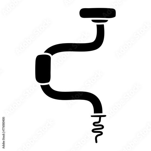 Modern design icon of plumbing pipe 

