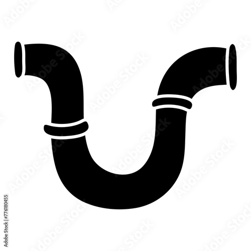 Modern design icon of plumbing pipe 

