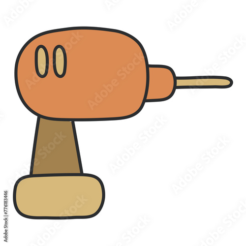 Premium download icon of drilling machine

