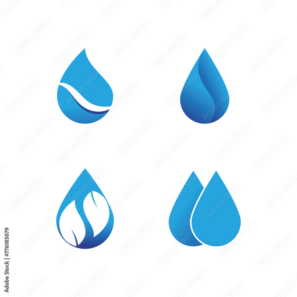 Water drop Logo Template vector Water drop Logo Template vector