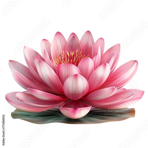 lotus isolated on transparent background