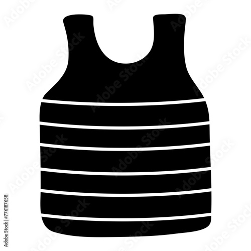 Creative design icon of undershirt

