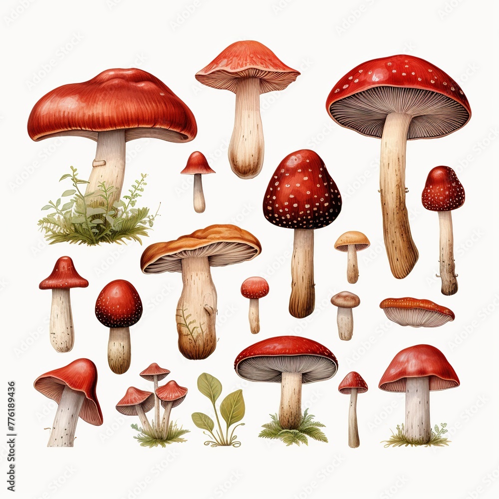 group of mushrooms