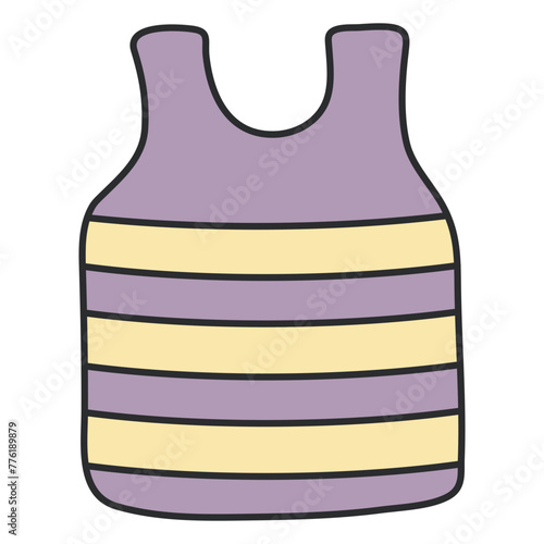 Creative design icon of undershirt

