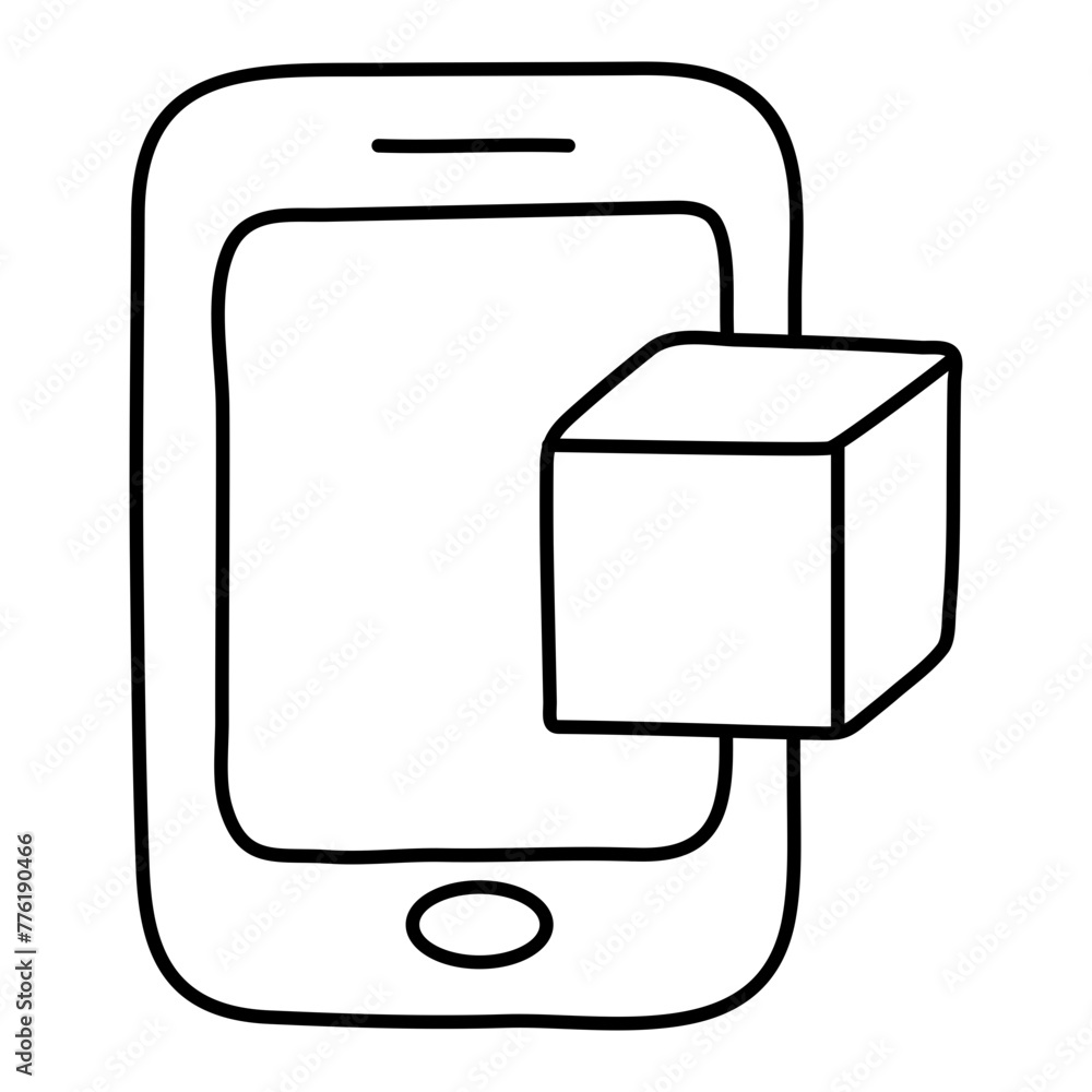 Perfect design icon of mobile parcel
Perfect design icon of mobile parcel