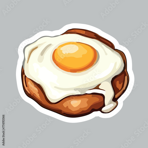 Sticker Breakfast Egg Sandwich