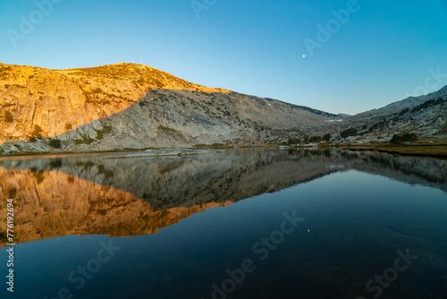 Moonrise at Vogelsang Lake