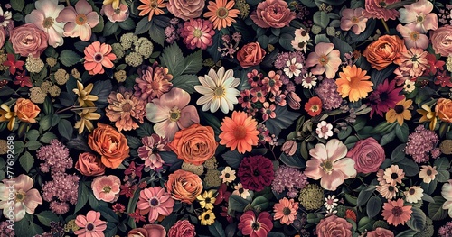 random Floral pattern texture