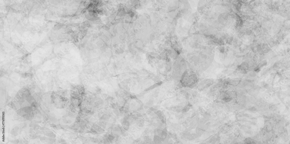 Abstract soft and light marble texture in natural stone surface with dirt gray texture, black and white watercolor grunge style old white concrete cement wall with beautiful seamless pattern.