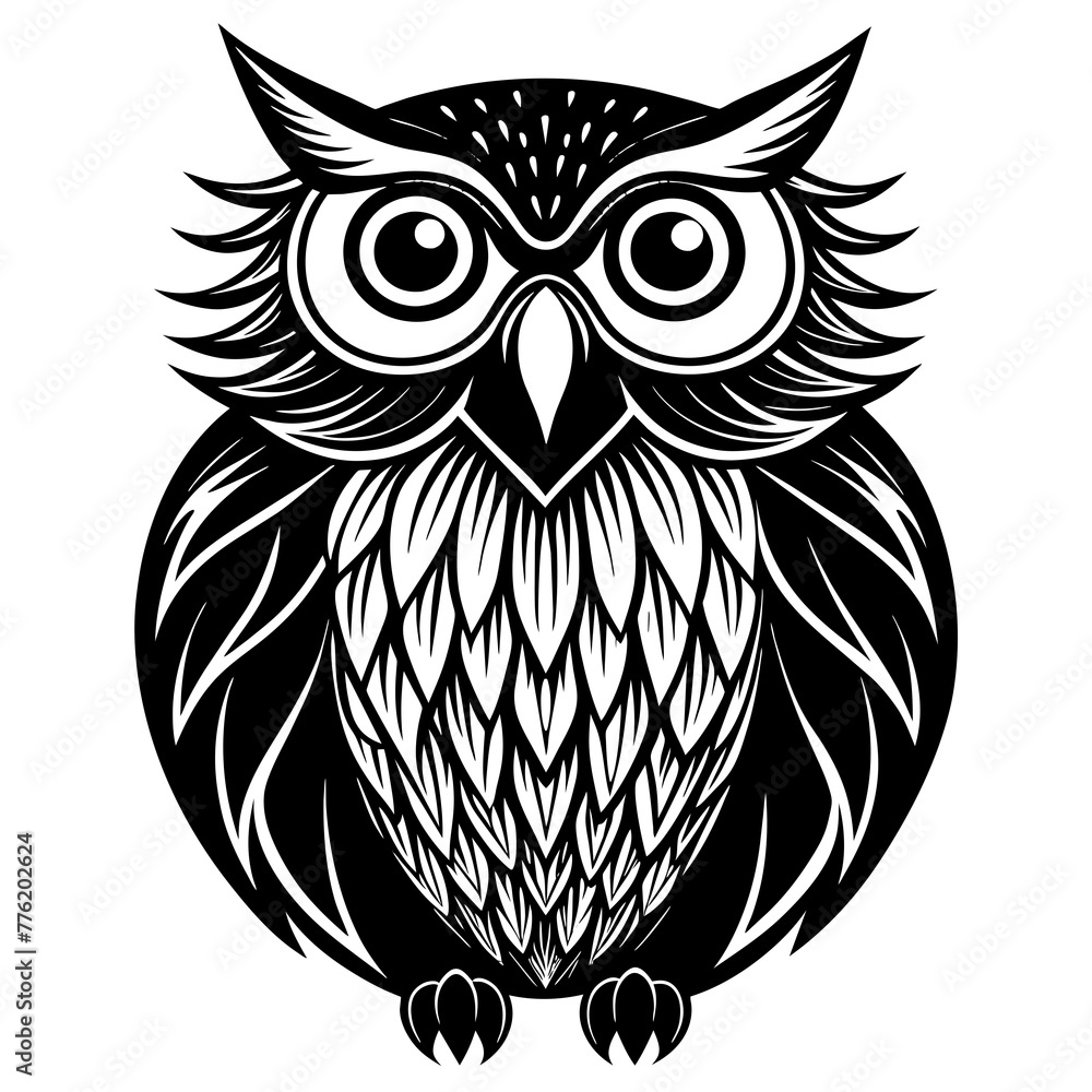 owl silhouette vector illustration svg file
owl silhouette vector illustration svg file