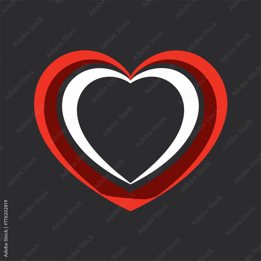 Minimalist heart logo icon element vector graphic sign symbol clipart vector illustration Minimalist heart logo icon element vector graphic sign symbol clipart vector illustration