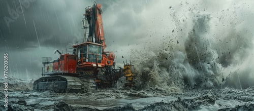 Unstoppable Drilling Rigs Quest for Earths EnergyFueled Prosperity photo