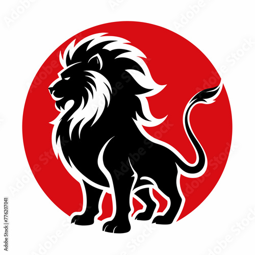 Lion mascot logo icon element vector graphic sign symbol clipart vector illustration