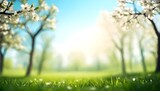 nature spring background create with ai