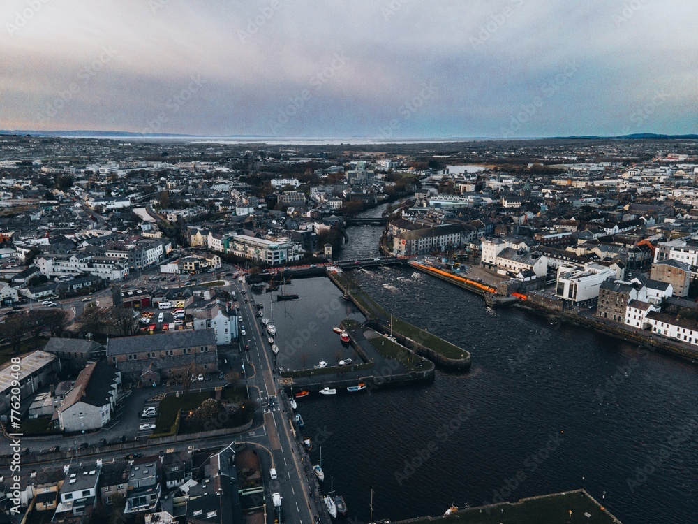 Views of Galway, Ireland by Drone Views of Galway, Ireland by Drone