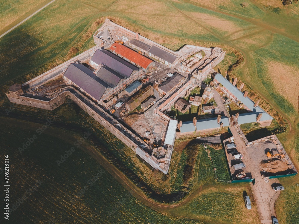 Magazine Fort in Dublin, Ireland by Drone