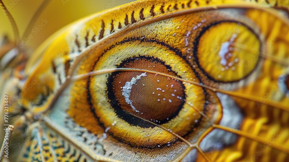Intricate Details Revealed A Butterflys Proboscis in Sharp Focus