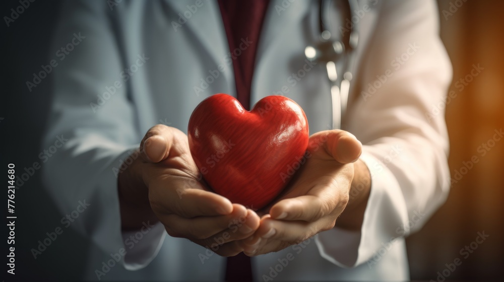 The Doctor Holding the Red Heart The Doctor Holding the Red Heart