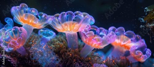 Dinoflagellate Blooms Bioluminescent Brilliance Illuminating the Ocean Depths