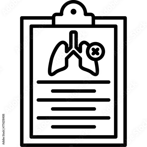 Tuberculosis Patient History Icon