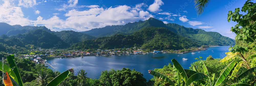 Great City in the World Evoking Pago Pago in American Samoa