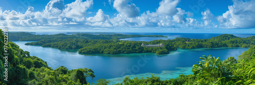 Great City in the World Evoking Ngerulmud in Palau
