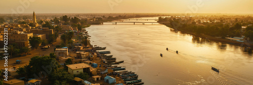 Great City in the World Evoking Niamey in Niger