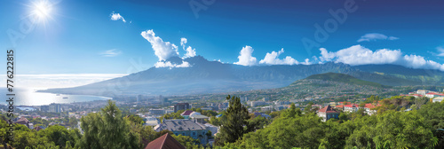Great City in the World Evoking Saint Denis in Réunion photo