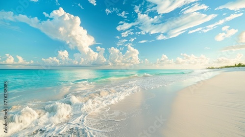 Grace Bay Beach - Turks and Caicos Islands generative ai © ThisDesign