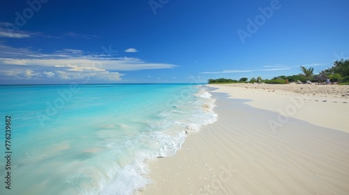 Grace Bay Beach - Turks and Caicos Islands generative ai