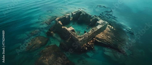 Piln de Azcar: A Sacred Site for Seafaring Settlers. Concept Exploration, Ancient Ruins, Seafaring History, Sacred Site, Archeological Discoveries photo