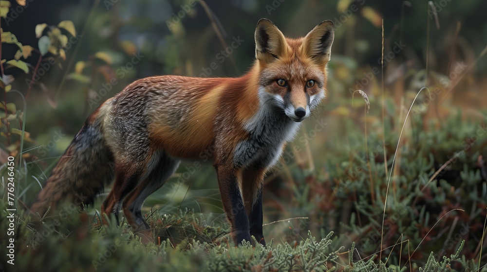 Discover the captivating Red Fox, known for its striking coat and cunning nature. Its presence enhances any ecosystem, making it a fascinating creature to observe.