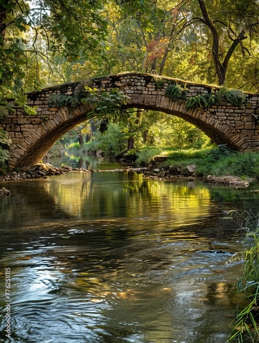 Bridge in the forest. © Yahor Shylau 