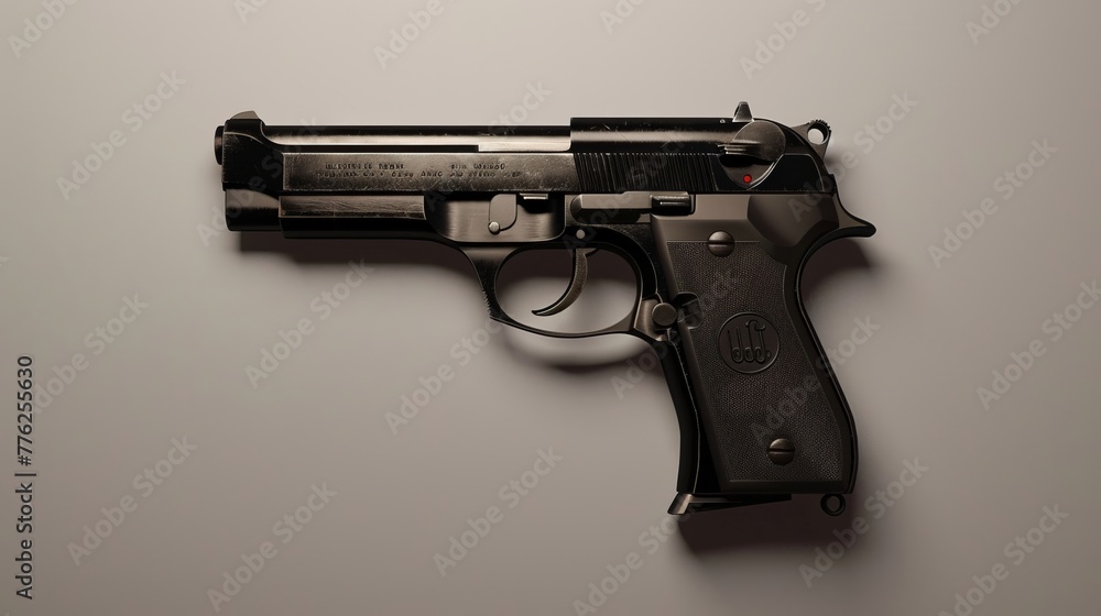 Gun Resting on Wall Gun Resting on Wall