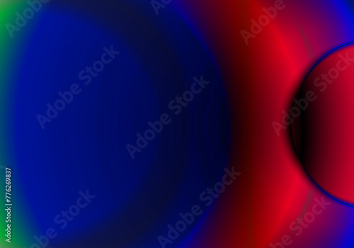 Fondo abstracto en azul, rojo y verde