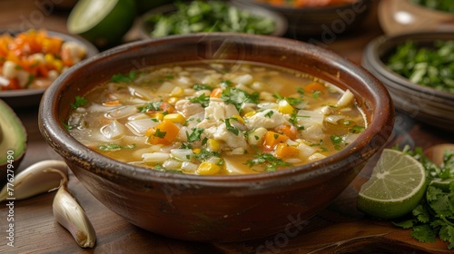 The dish of Venezuela. Sopa de mondongo is a hearty vegetable soup