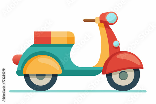 scooter vector illustration