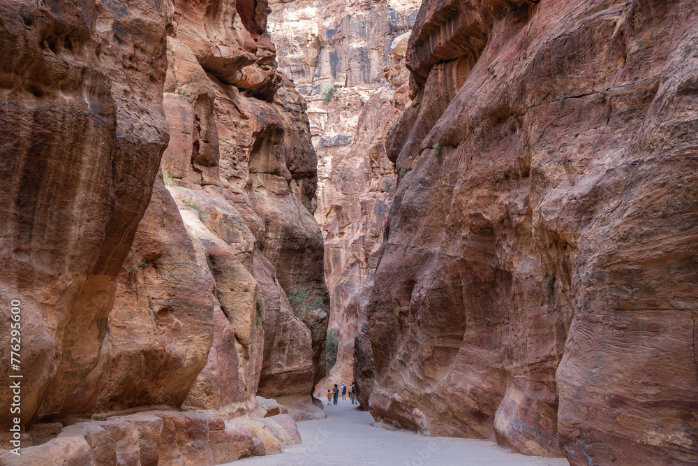 The ruins of the ancient Nabatean city of Petra, Jordan, Middle East The ruins of the ancient Nabatean city of Petra, Jordan, Middle East