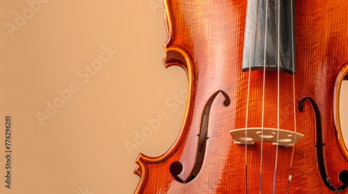 violin close up view generative ai