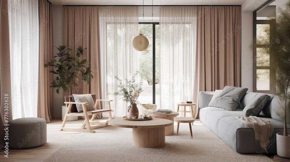 A Japandi style living room combines elements of Japanese minimalism with Scandinavian design principles, resulting in a harmonious and serene space. A Japandi style living room combines elements of Japanese minimalism with Scandinavian design principles, resulting in a harmonious and serene space.
