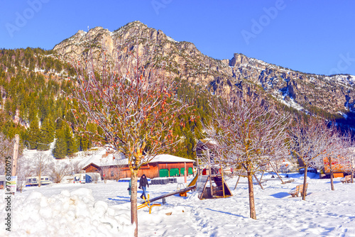 Der Heiterwanger See im Bezirk Reutte, Tirol (Österreich) photo